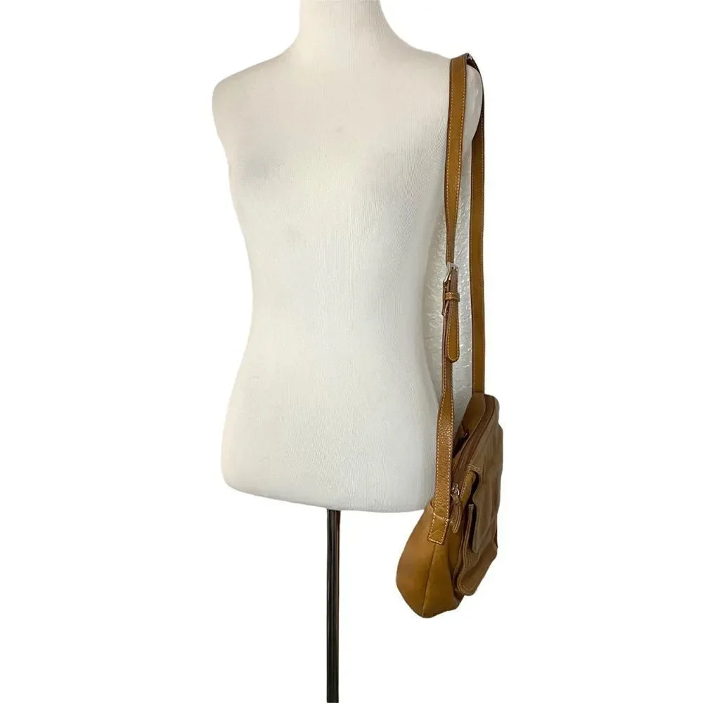 Vintage Tignanello Pebbled Leather Shoulder Purse